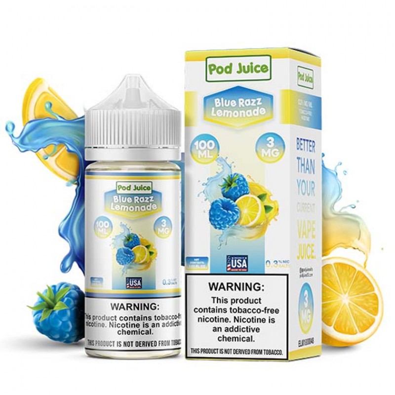 Pod Juice TFN Series 100mL - Blue Razz Lemonade