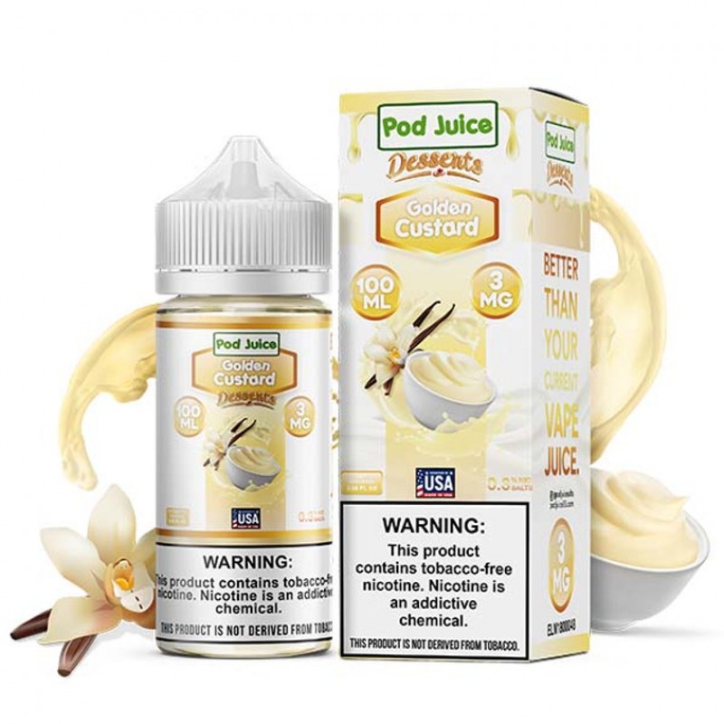 Pod Juice TFN Series 100mL - Golden Custard