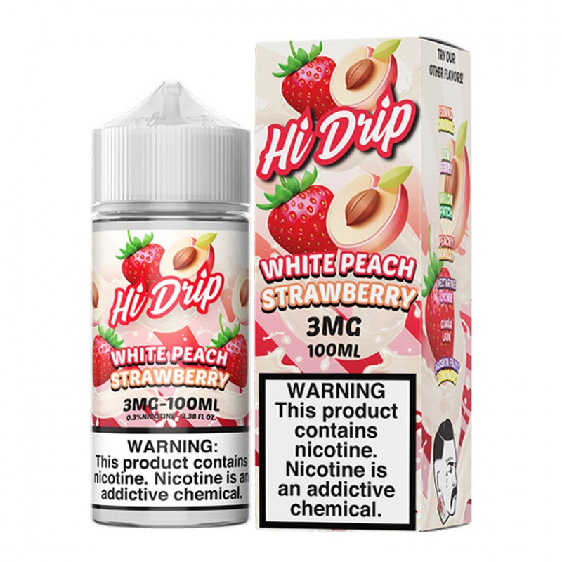 White Peach Strawberry by Hi-Drip E-Juice 100ml