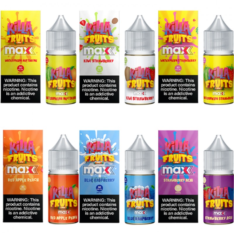 Raspberry Black Cherry by Killa Fruits Salt Max TFN Salts 30mL