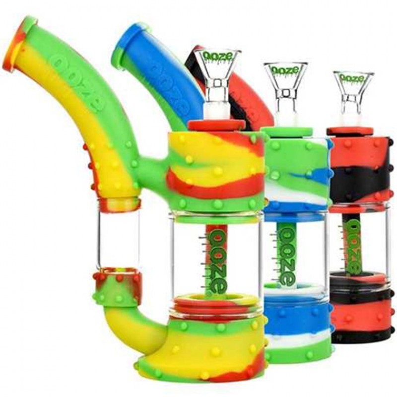 Ooze Stack Pipe Silicone Bubbler