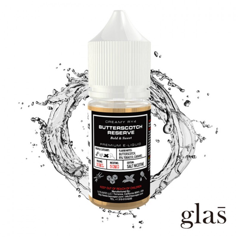 Butterscotch Grand Reserve By GLAS BSX Salt E-Liquid