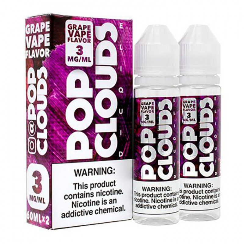 Grape (x2 60mL)  by Pop Clouds TFN E-Liquid