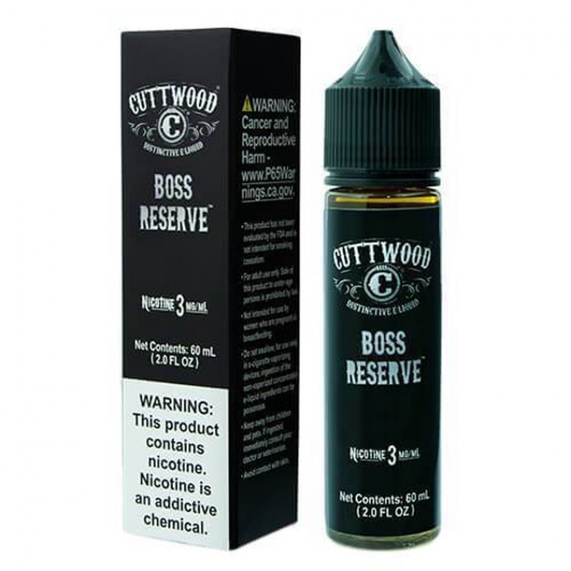 Boss Reserve by Cuttwood E-Liquid (60ML)