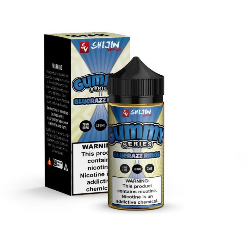 Bluerazz Rings by Shijin Vapor Gummy E-Liquid