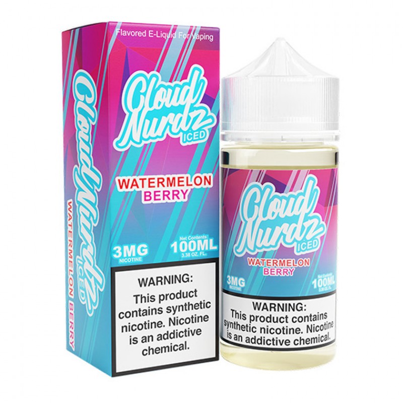 Watermelon Berry Iced by Cloud Nurdz Ice TFN E-Liquid