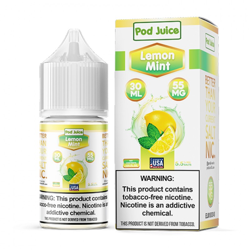 Lemon Mint by Pod Juice Salt | 30ml