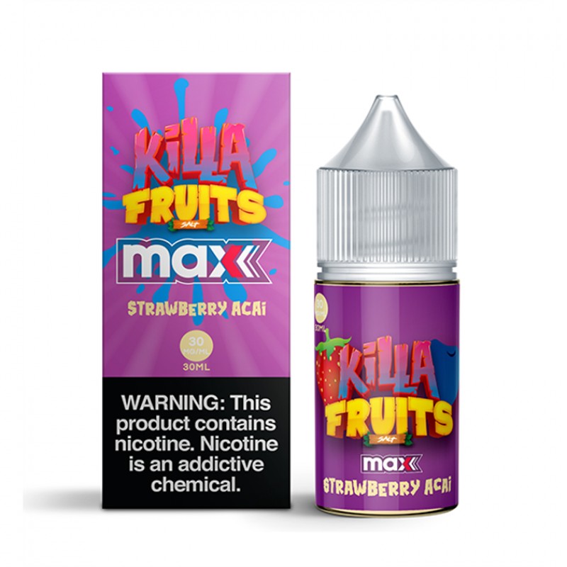 Strawberry Acai by Killa Fruits Salt Max TFN Salts 30mL