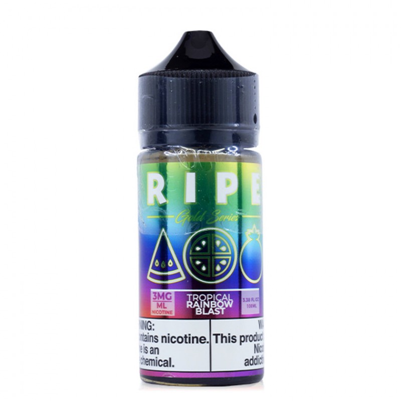 Tropical Rainbow Blast By Ripe E-Liquid Gold Series