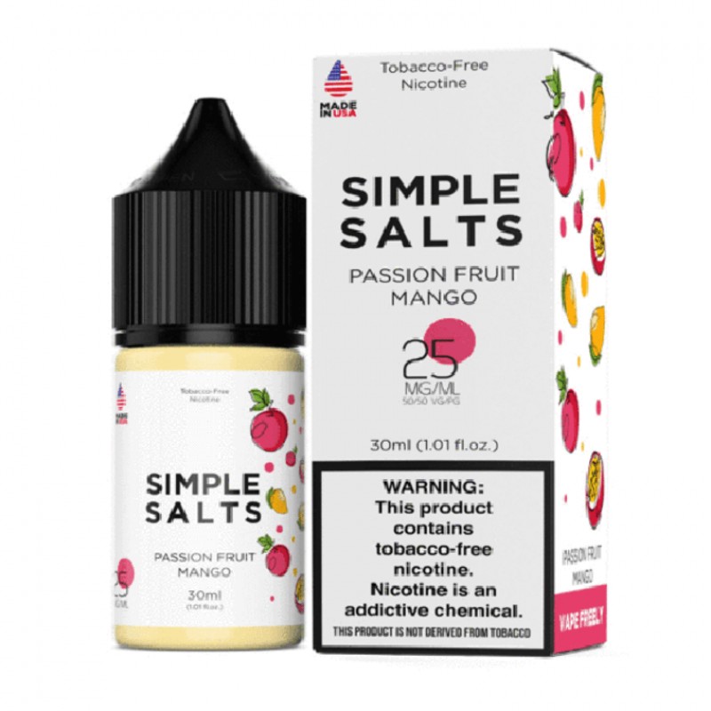 Passion Fruit Mango by Simple Salts Series 30mL