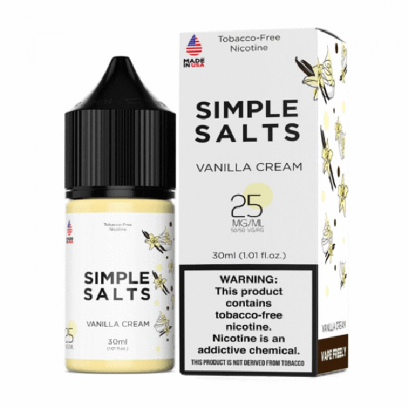 Vanilla Cream by Simple Salts E-Liquid