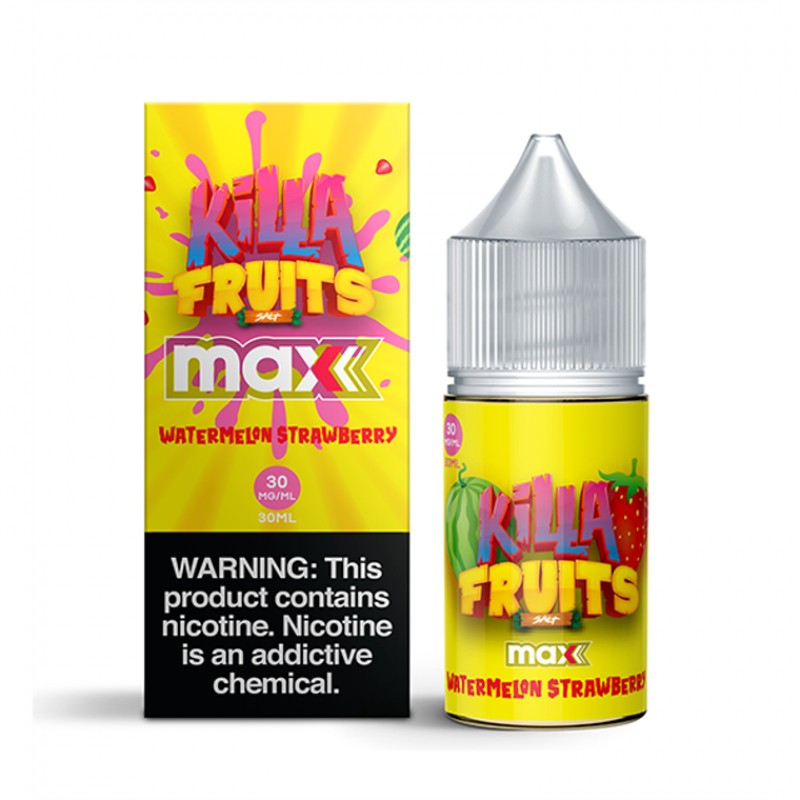 Watermelon Strawberry by Killa Fruits Salt Max TFN Salts 30mL