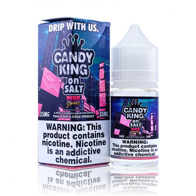 Pink Squares By Candy King On Salt E-Liquid