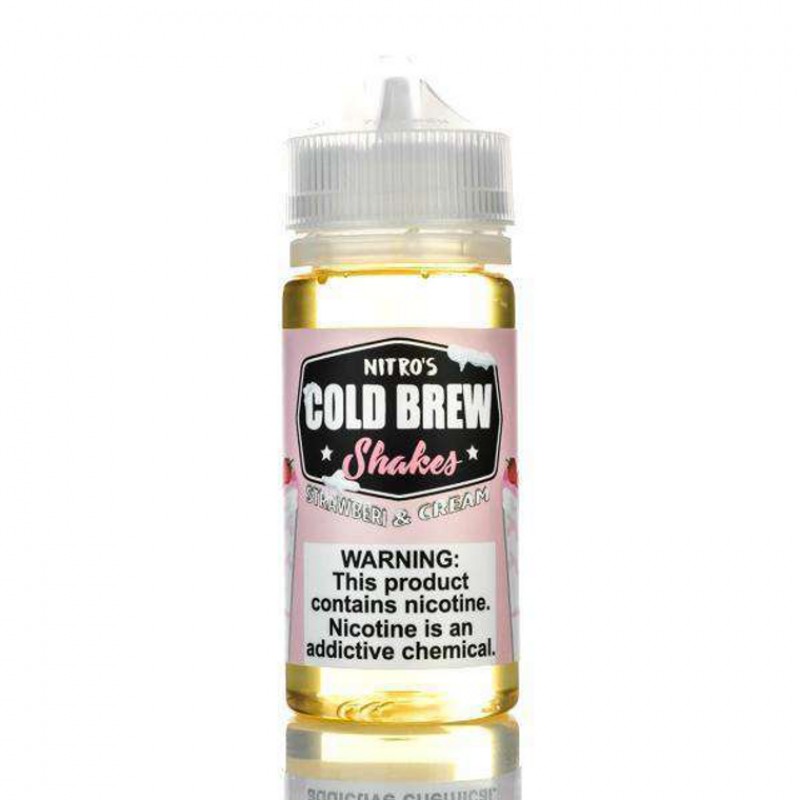 Stawberi & Cream by Nitro's Cold Brew Shakes E-Liquid