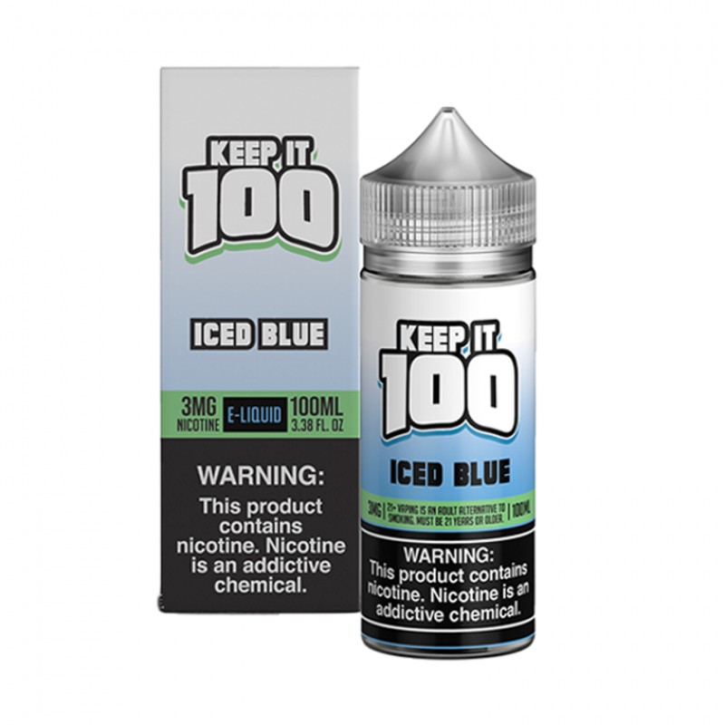 Blue Iced (Blue Slushie Iced) by Keep It 100 E-Liquid