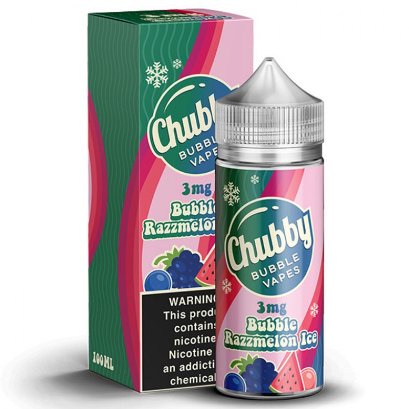 Bubble Razzmelon Ice by Chubby Bubble Vapes Series 100mL