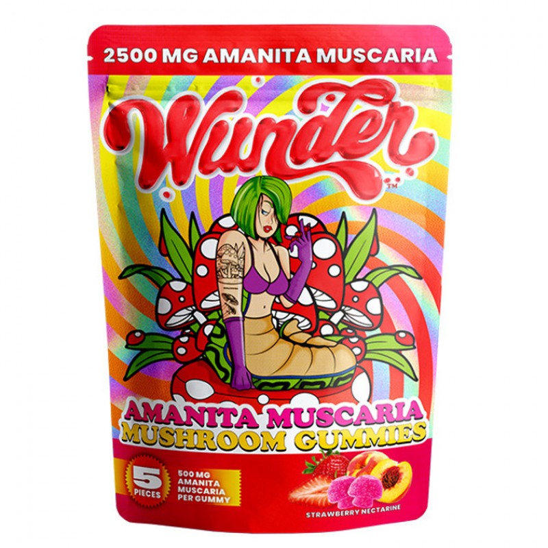 Wunder Amanita Muscaria Mushroom Gummies | 2,500 Mg Amanita Muscaria Per Bag