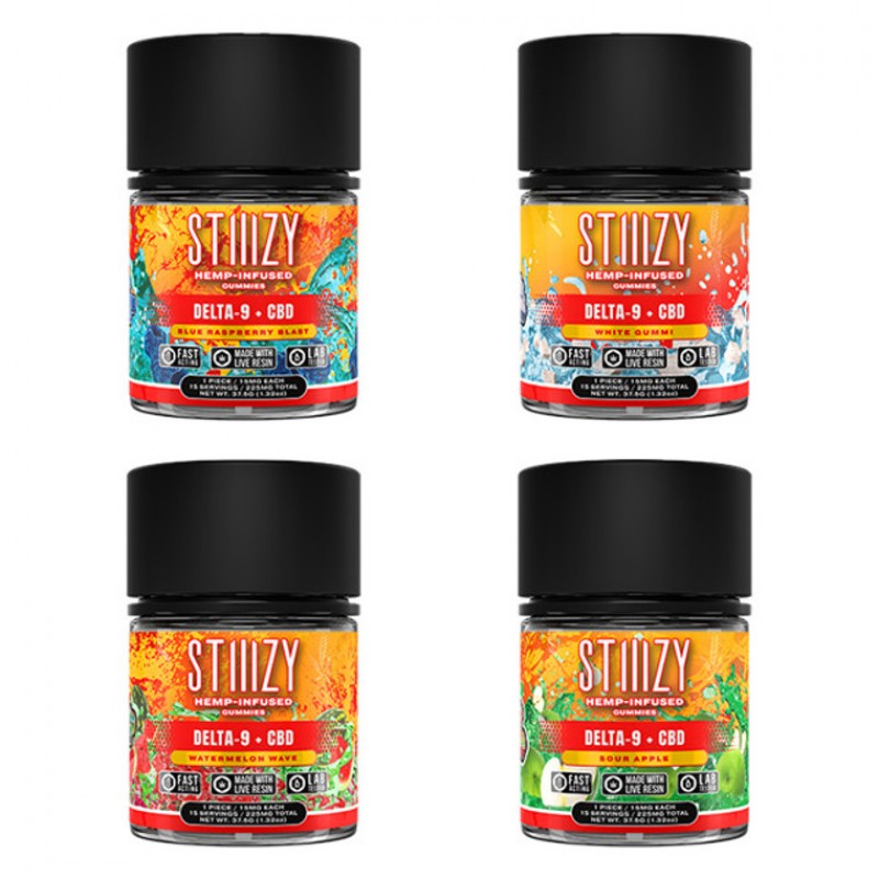 STIIIZY Gummies – DELTA 9 – CBD | 15 Pc | 225MG