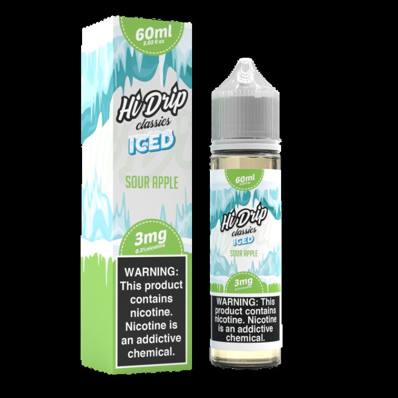 Sour Apple Iced by Hi-Drip Classics E-Liquid