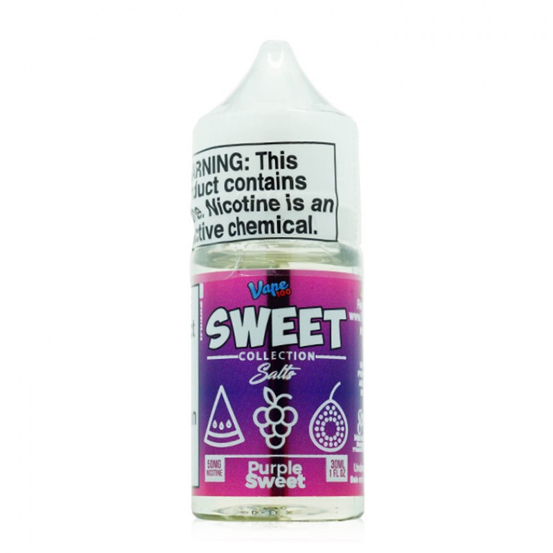 Purple Sweet Salt By Vape 100 Sweet E-Liquid