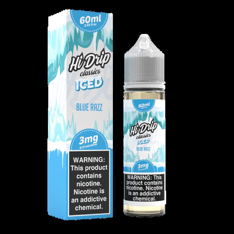 Blue Razz Iced by Hi-Drip Classics E-Liquid