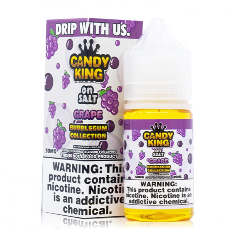 Grape By Candy King Bubblegum Salt E-Liquid