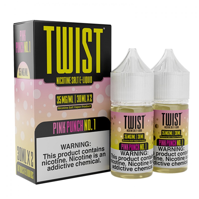 Pink No. 1 (Pink Punch Lemonade) by Twist Salts E-Liquid