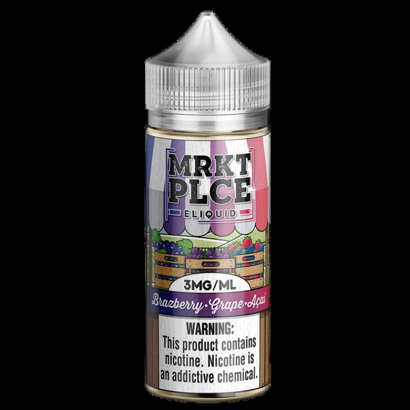 Brazberry Grape Acai By MRKT PLCE Series E-Liquid