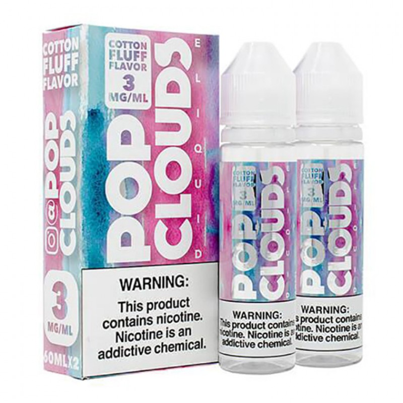 Cotton Candy (x2 60mL)  by Pop Clouds TFN E-Liquid