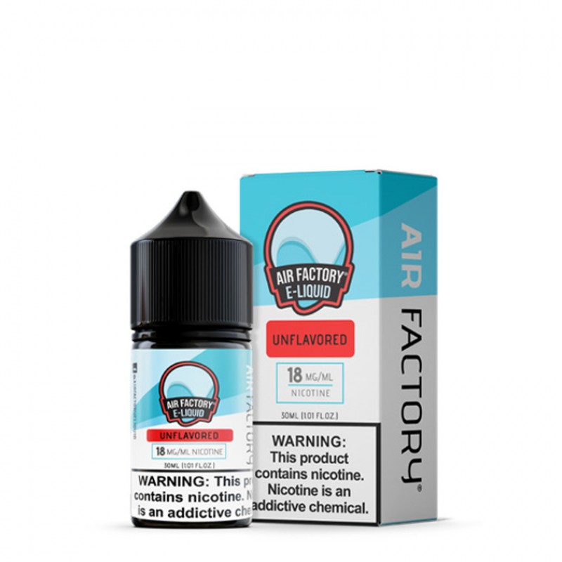 Unflavored by Air Factory Salt E-Liquid | 30mL