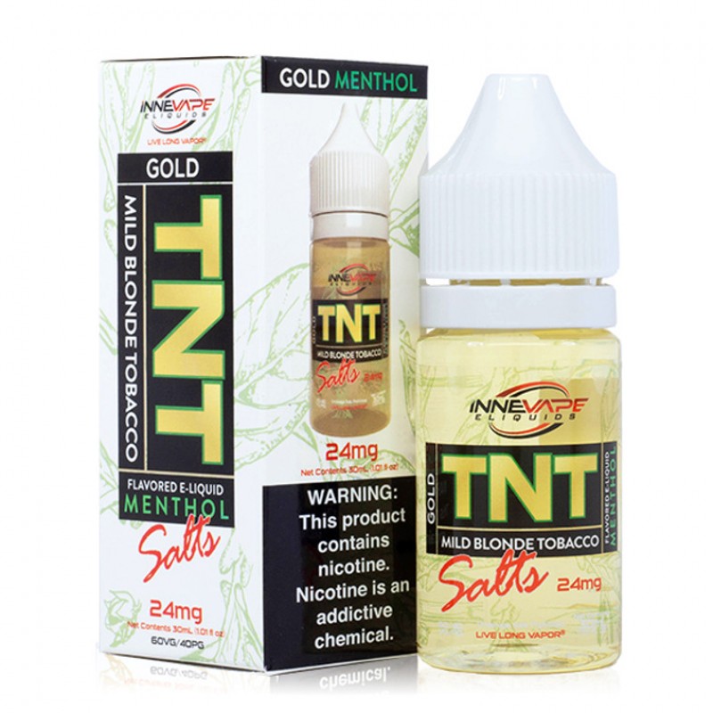 TNT Gold Menthol Salt By Innevape E-Liquid