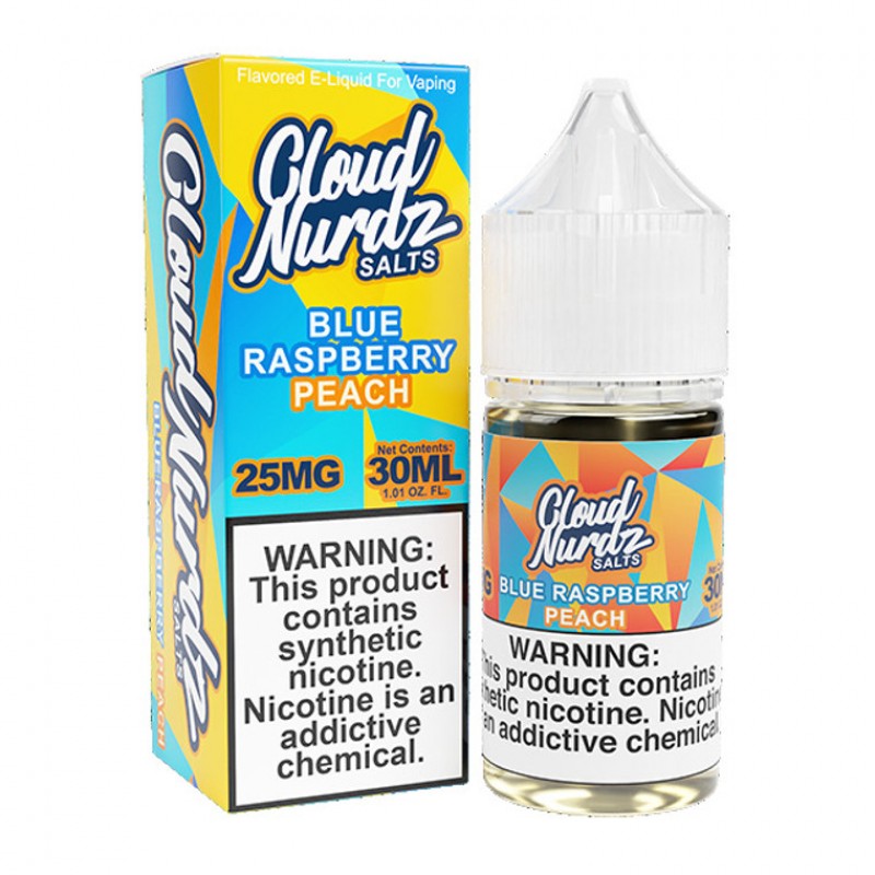 Peach Blue Raspberry by Cloud Nurdz TFN Salts E-Liquid