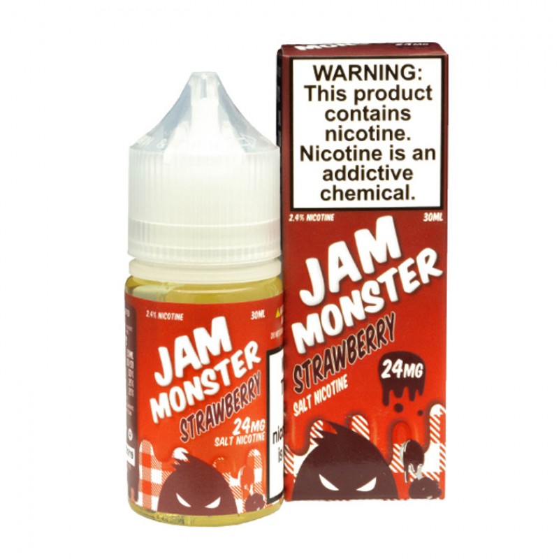 Strawberry By Jam Monster Salts E-Liquid