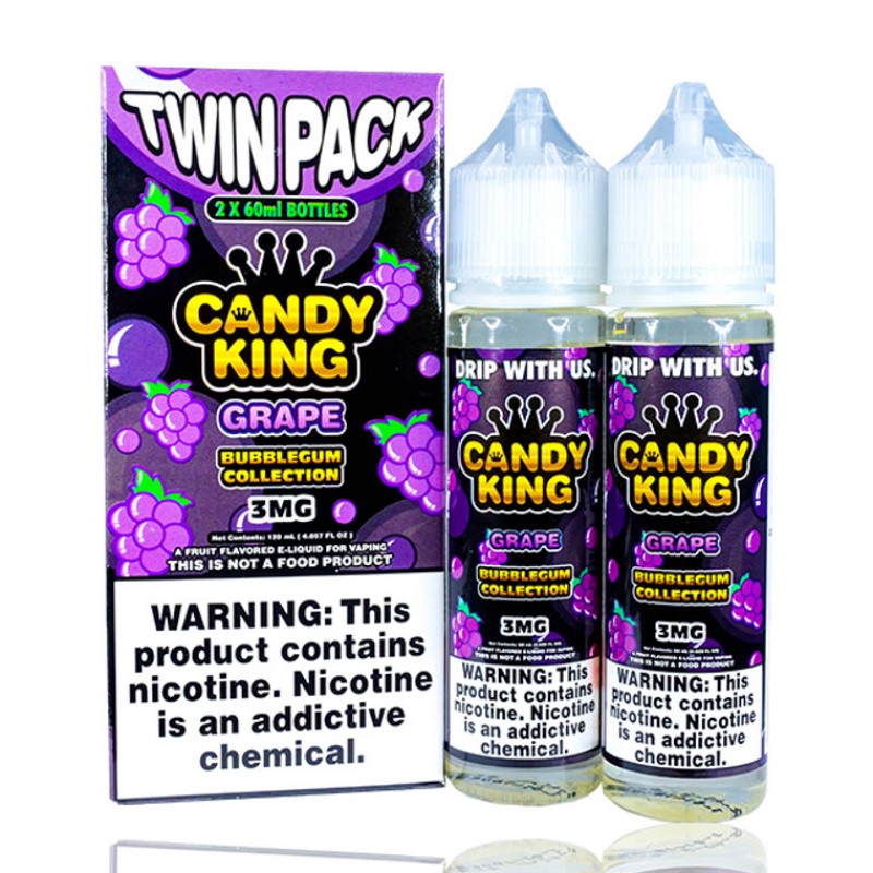 Grape By Candy King Bubblegum Collection E-Liquid