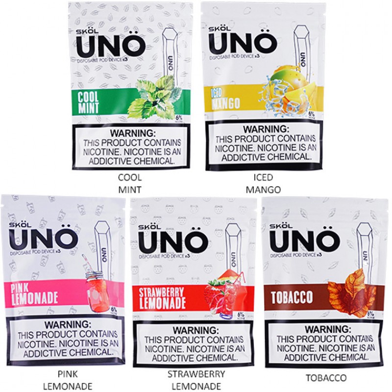 SKOL UNO Disposable Pod Device (3-Pack) | 270 Puffs