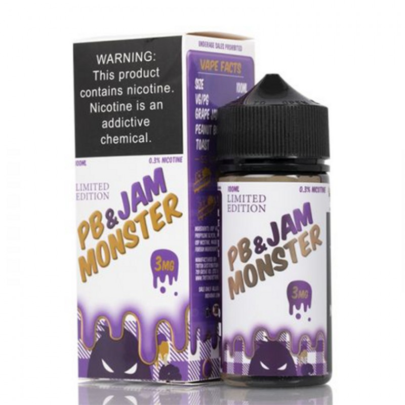 Grape PB&J by Jam Monster E-Liquid