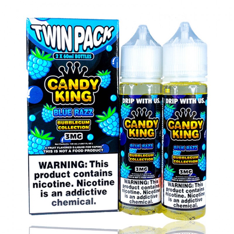 Blue Razz By Candy King Bubblegum Collection E-Liquid