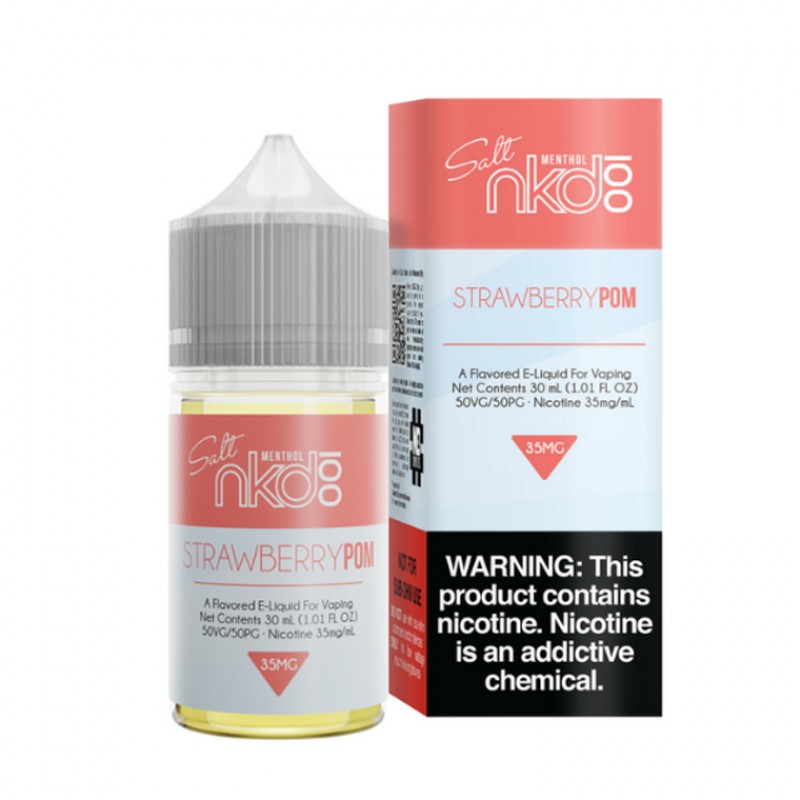 Strawberry Pom (Brain Freeze) by Naked Tobacco-Free Nicotine Salt Series E-Liquid