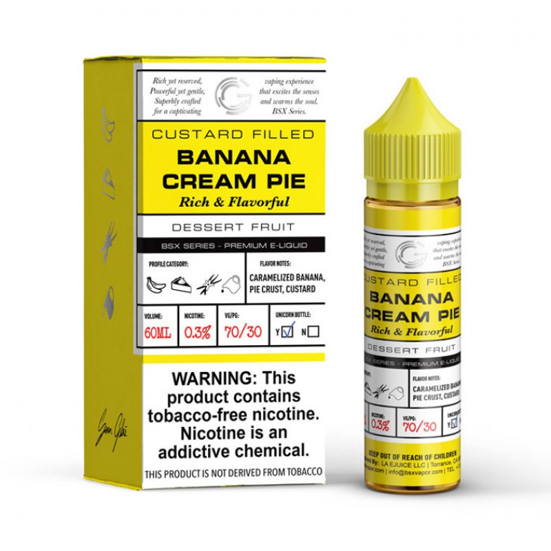 Banana Cream Pie by GLAS BSX E-Liquid