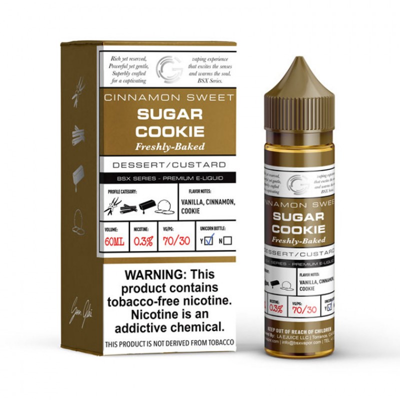 Sugar Cookie by GLAS BSX E-Liquid