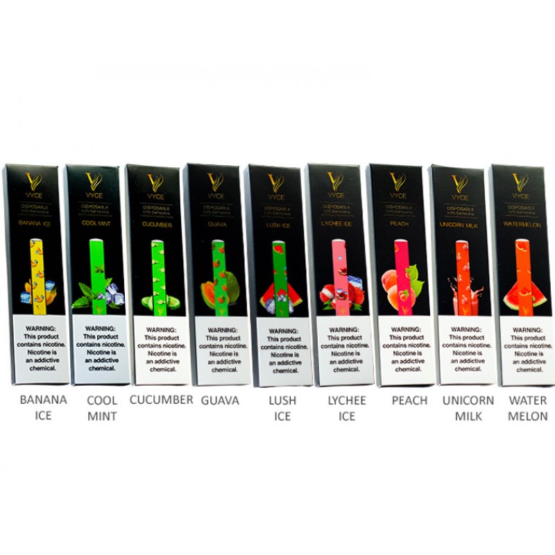 Vyce Disposable E-Cigs 5% Nicotine | 250 Puffs