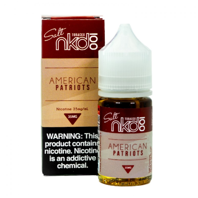 American Patriots by NKD 100 Salt E-Liquid